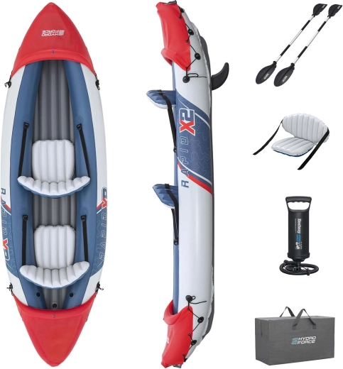 Aufblasbares Kajak HYDRO-FORCE Lite Rapid X2 für 2 Personen 321 × 100 cm