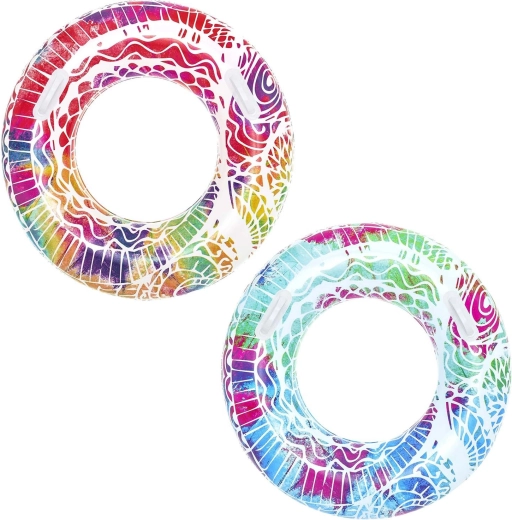 Aufblasbarer Schwimmring für Kinder 91 cm BESTWAY – 3 Farben mit Griffen