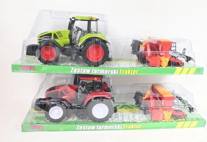 Traktor mit ankuppelbarem Landwirtschaftsgerät