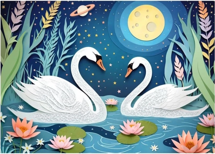 Puzzle Mondscheintreffen 1000 Teile CHERRY PAZZI