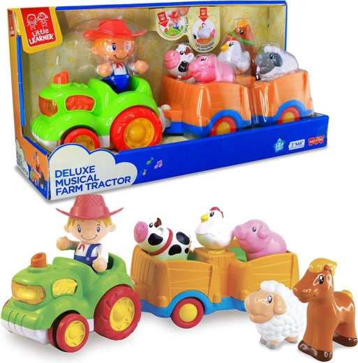 Hap-P-Kid Traktor – Tierfarm Drücken und Fahren