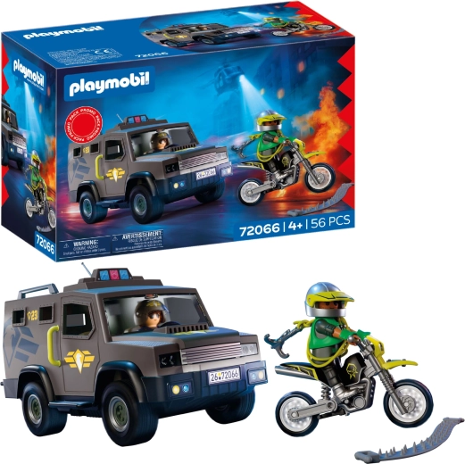 Playmobil SWAT Taktikfahrzeug mit Figuren und Zubehör