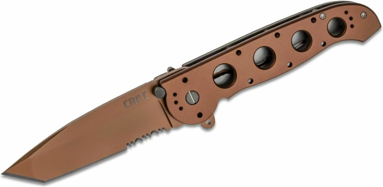 Taschenmesser CRKT M16-14D Desert Tanto, braun eloxiertes Aluminium