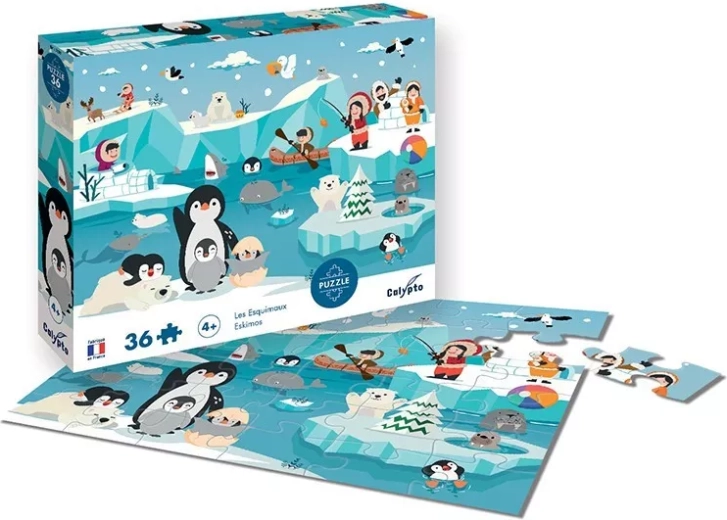 Sentosphere Bildpuzzle Eskimos 36 Teile