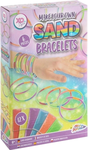 Set zur Herstellung von Armbändern mit buntem Sand