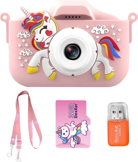 Digitaler Kinderfotoapparat 40 Mpx rosa – 1 Stück