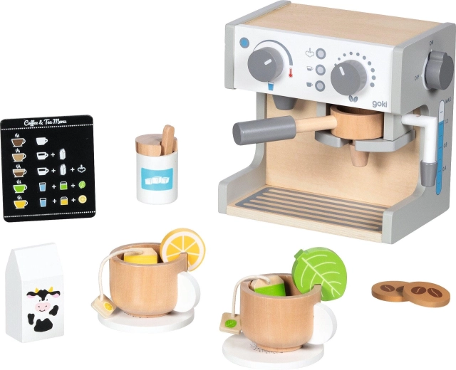 Holz-Kaffee- und Teestation – 1 Stück