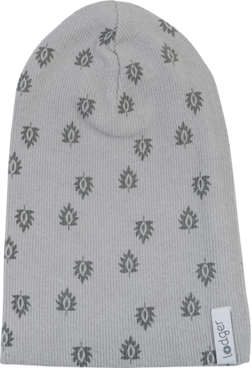 Lodger Baumwoll-Rippmütze Beanie Print Rib Sharkskin 0–6 Monate – 1 Stück