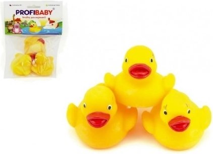 Profibaby kleine Quietsche-Entchen für die Badewanne 6 cm (3 Stk.)