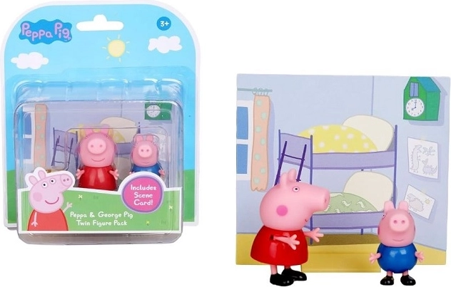 Hasbro Peppa Pig Figuren-Set Peppa und George