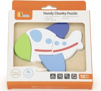 Holzpuzzle – Flugzeug für die Kleinsten