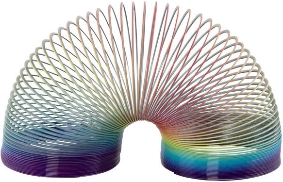 Metall-Regenbogenfeder Goki – 1 Stück