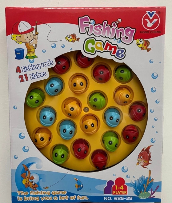 Kinderspiel Angeln – Set mit Angelruten und Fischchen
