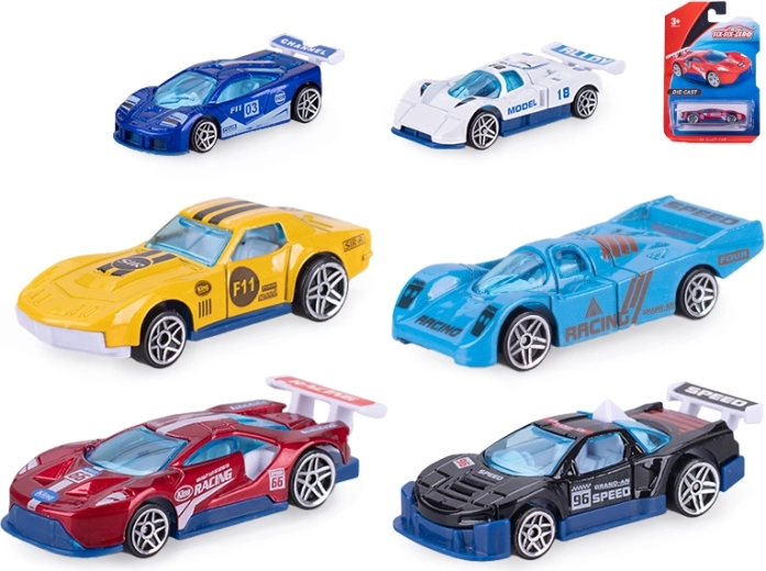 Metall-Rennauto 8 cm mit Freilauf