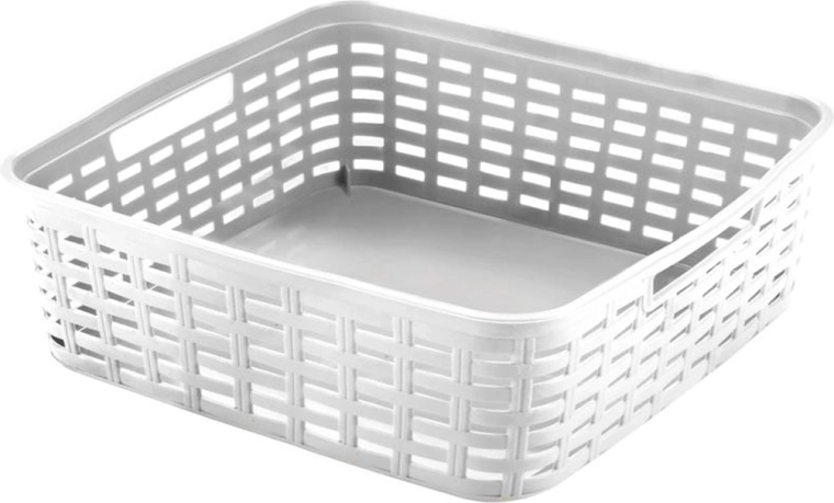 Kunststoff-Aufbewahrungskorb HEIDRUN 19 × 29 × 10 cm, Farb-Mix