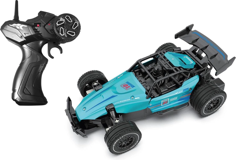Metall-RC-Formel mit Fernbedienung, 21 cm