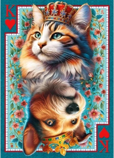 Cherry Pazzi Puzzle Königskarte 1000 Teile