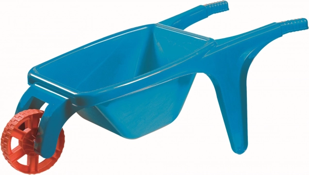 Androni Schubkarre XL, tiefe Mulde – Länge 69 cm – Blau