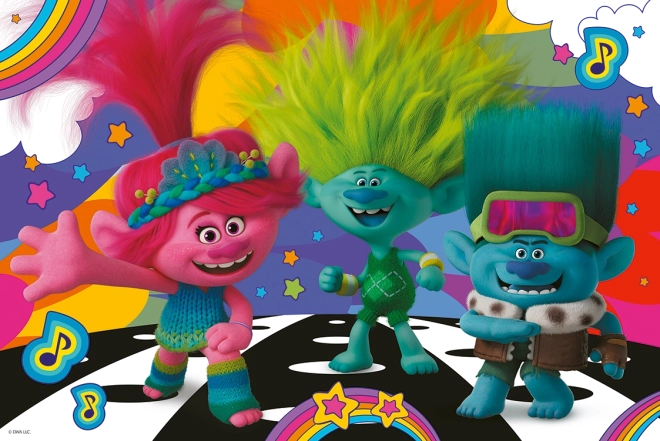 Puzzle TREFL TROLLS – lustige Trolle, 100 Teile