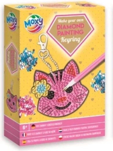Grafix Diamant-Malerei – Anhänger Katze