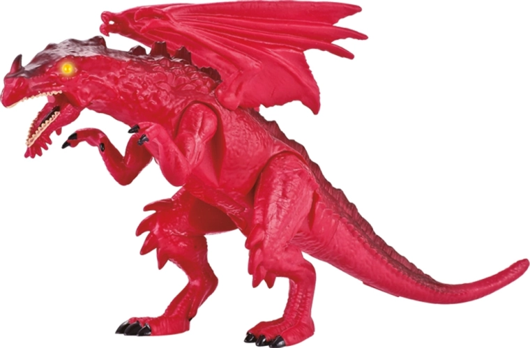 Dinosaurier Roter Drache mit Licht und Sound 24 cm