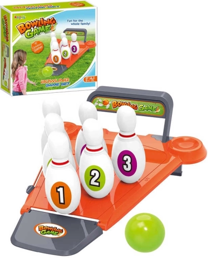 Kinder-Bowling-Set mit 6 Kegeln und 2 Kugeln