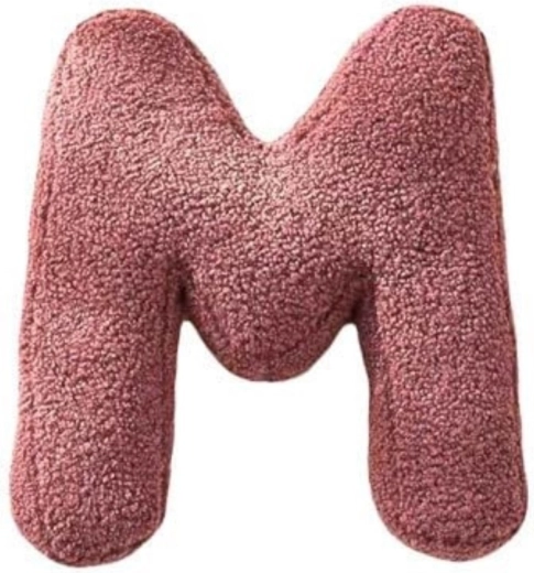 Plüschbuchstabe M Mealini rosa