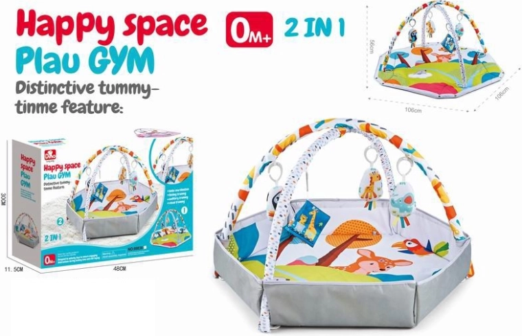 Lern-Spielmatte 2-in-1 Rehkitz