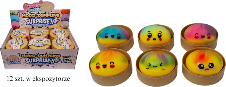 Antistress-Quetschknödel (Dumpling) Regenbogen – Überraschung