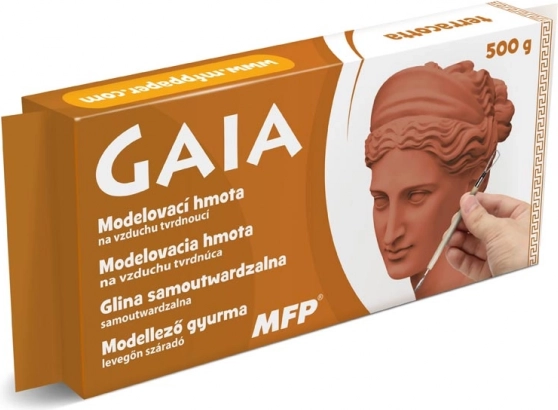 Modelliermasse Gaia Terrakotta 500 g