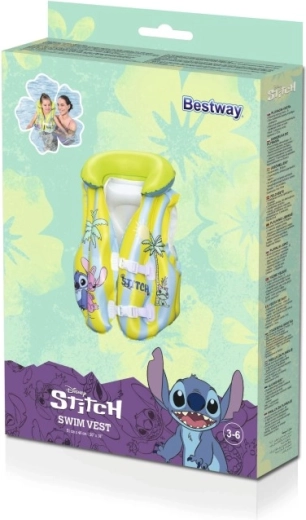 Aufblasbare Kinder-Schwimmweste STITCH 51 × 46 cm