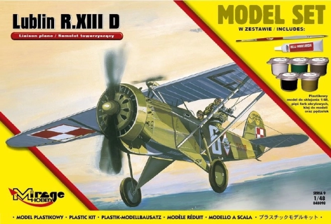 Plastikmodellbausatz LUBLIN R.XIII D 1:48, polnisches Begleitflugzeug