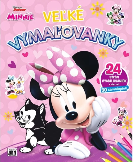 Große Ausmalbilder und Sticker Minnie