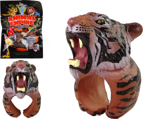 Kinder-Ring mit Kopf eines Bengalischen Tigers