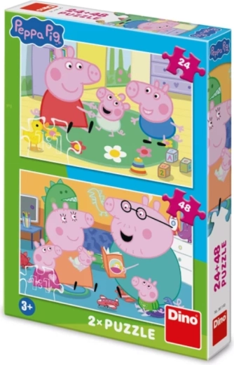 Peppa Wutz Kinderpuzzle 24 und 48 Teile