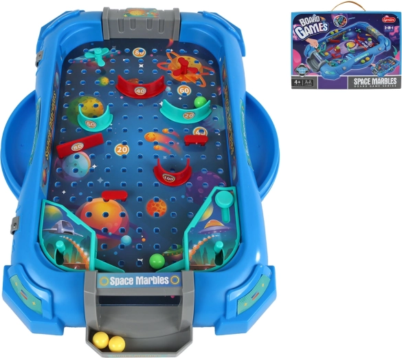 Tisch-Flipper Weltraum – reisefreundliches mechanisches Spiel für Kinder und Erwachsene