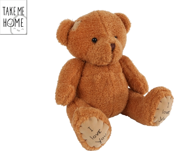 Sitzender Plüschbär Take Me Home 25 cm