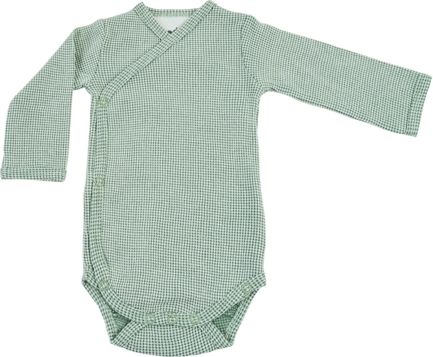 Lodger Kinder-Hydrophiles Body mit langen Ärmeln Ciumbelle Peppermint Gr. 74