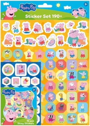 Sticker-Set 190+ Peppa Wutz