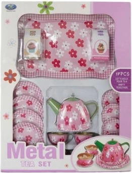 Metall-Set Geschirr für Kinder