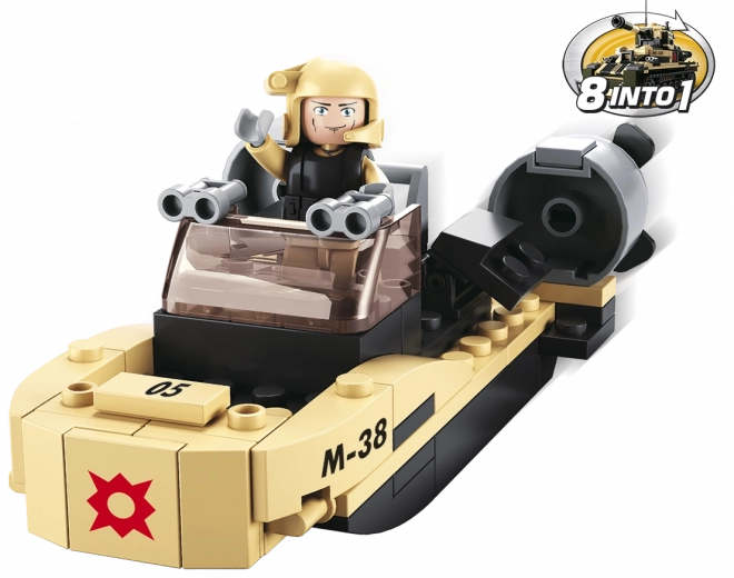 Sluban Army 8in1 Angriffsboot – Ministavebnice