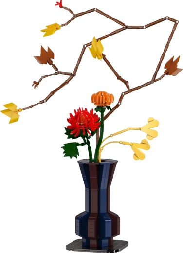 Bausteinset CaDA Floral Art Autumn Ember – Blumenarrangement 61 cm, 794 Teile