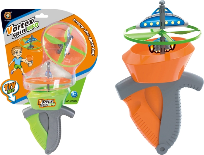 Vortex Spin UFO – Flugscheibe mit Abschussgerät