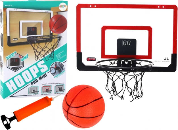 Heim-Basketballkorb mit elektronischem Zähler und Geräuschen