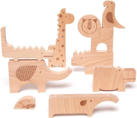 Holzpuzzle Safari von Petit Collage