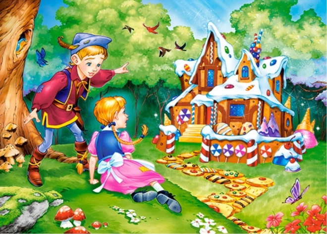 Puzzle 60 Teile Hänsel und Gretel