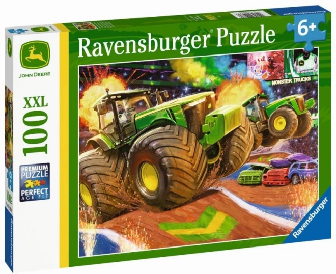 Ravensburger Puzzle John Deere – Große Räder, 100 Teile