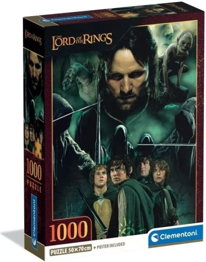 Puzzle CLEMENTONI Der Herr der Ringe: Die Gefährten 1000 Teile