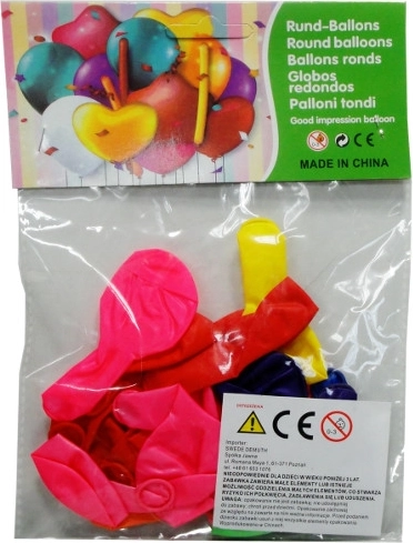 Metallische Luftballons – Set mit 20 Stück