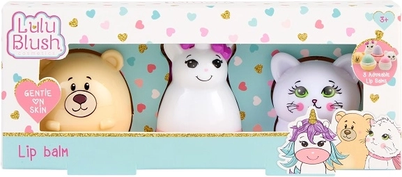 Create It! LuluBlush Lippenbalsame in Tierform, Set 3 Stk.